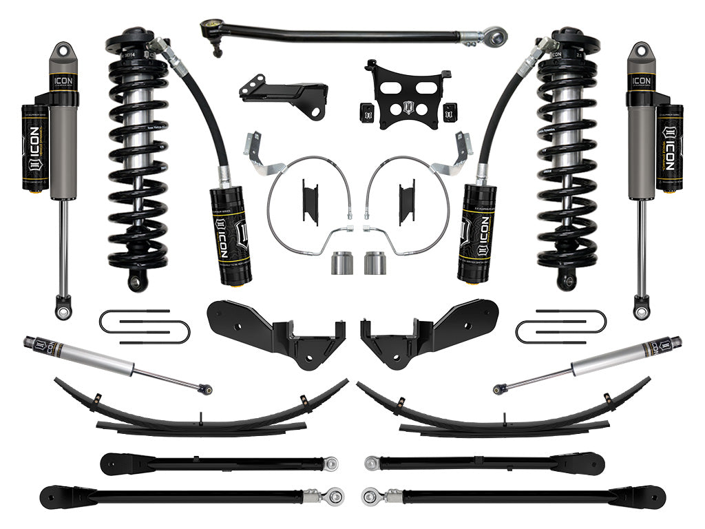 ICON 2023-2026 Ford F-250/F-350 Super Duty 4WD, 4-5.5" Lift, Stage 6 Coilover Conversion System w/ Expansion Packs