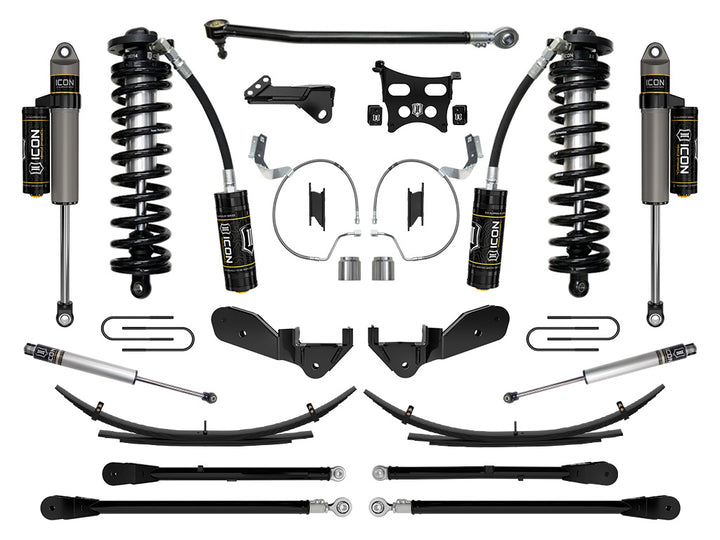 ICON 2023-2026 Ford F-250/F-350 Super Duty 4WD, 4-5.5" Lift, Stage 6 Coilover Conversion System w/ Expansion Packs