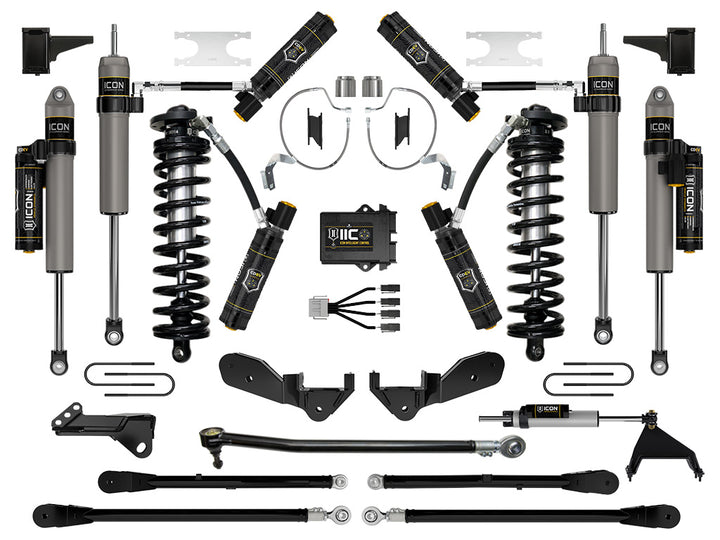 ICON 2023-2026 Ford F-250/F-350 Super Duty 4WD, 4-5.5" Lift, Stage 9 Coilover Conversion System