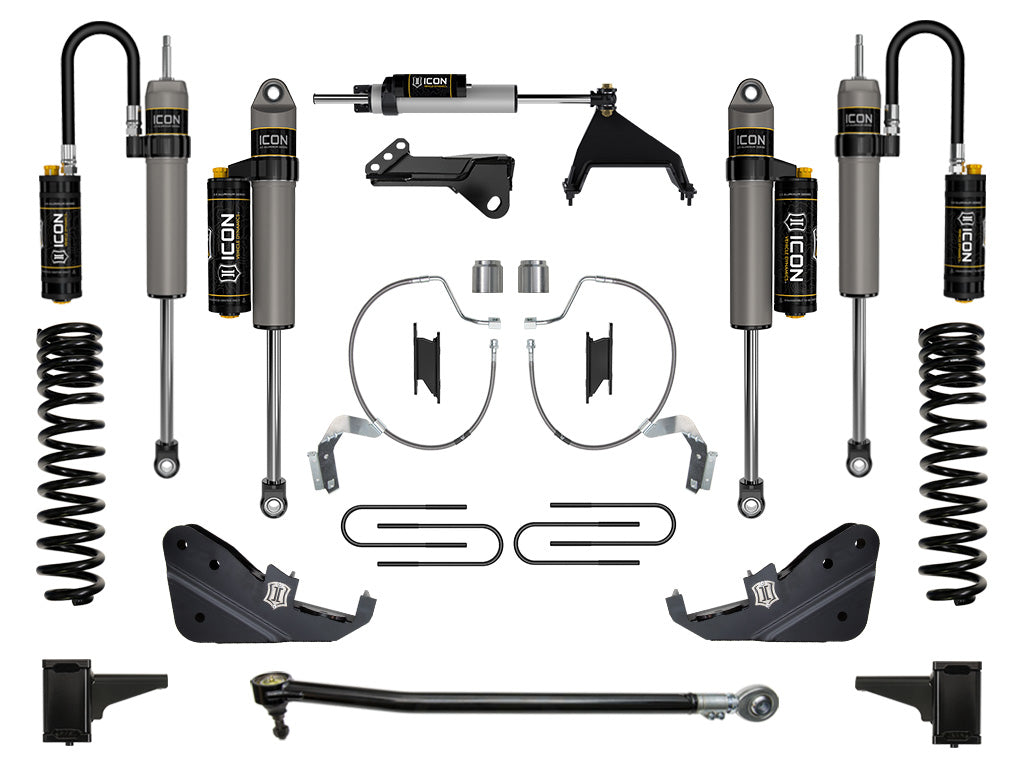 ICON 2023-2026 Ford F-250/F-350 Super Duty 4WD, Gas, 4.5" Lift, Stage 5 Suspension System