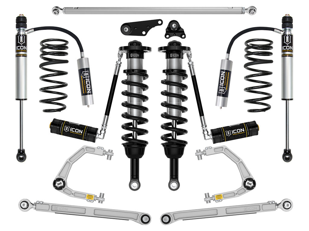 ICON 2025-2026 Toyota 4Runner 4WD, 1.25-3" Lift, Stage 4 Suspension System, Billet
