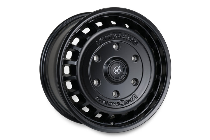 Van Compass Vane Wheel, Satin Black, 17X8, 68Mm Offset, 6X180 Bc