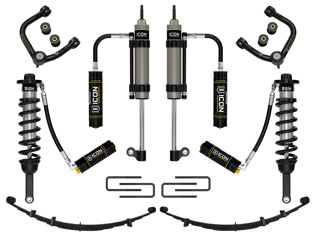 ICON 2005-2015 Toyota Tacoma 0-3.5" Lift/2016-2023 Tacoma 0-2.75" Lift, Stage 10 Suspension System, Tubular, CDCV