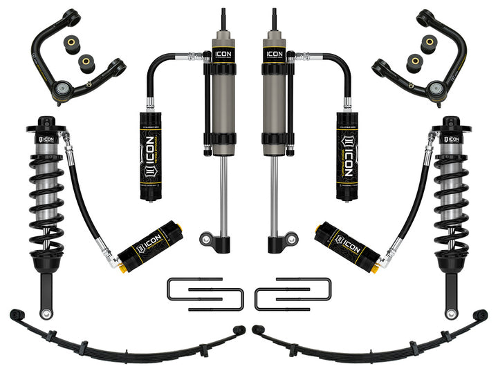 ICON 2005-2015 Toyota Tacoma 0-3.5" Lift/2016-2023 Tacoma 0-2.75" Lift, Stage 10 Suspension System, Tubular, CDCV