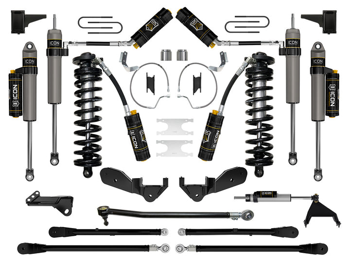 ICON 2023-2026 Ford F-250/F-350 Super Duty 4WD, 4-5.5" Lift, Stage 7 Coilover Conversion System