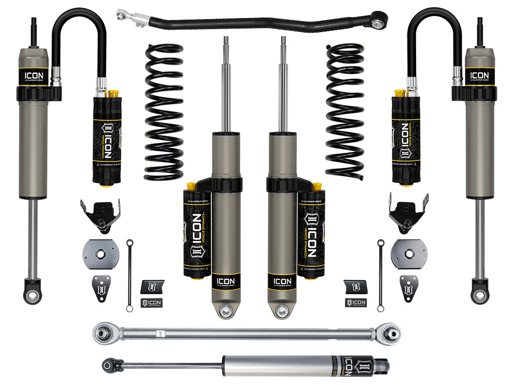 ICON 2014-2026 Ram 2500 4WD, Diesel, Coil Spring Rear, 4.5" Lift, Stage 4 Suspension System