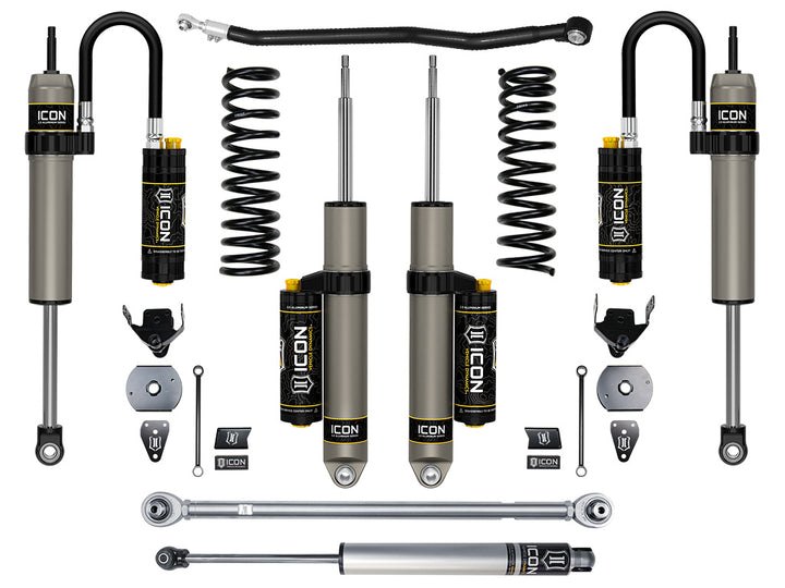 ICON 2014-2026 Ram 2500 4WD, Diesel, Coil Spring Rear, 4.5" Lift, Stage 4 Suspension System