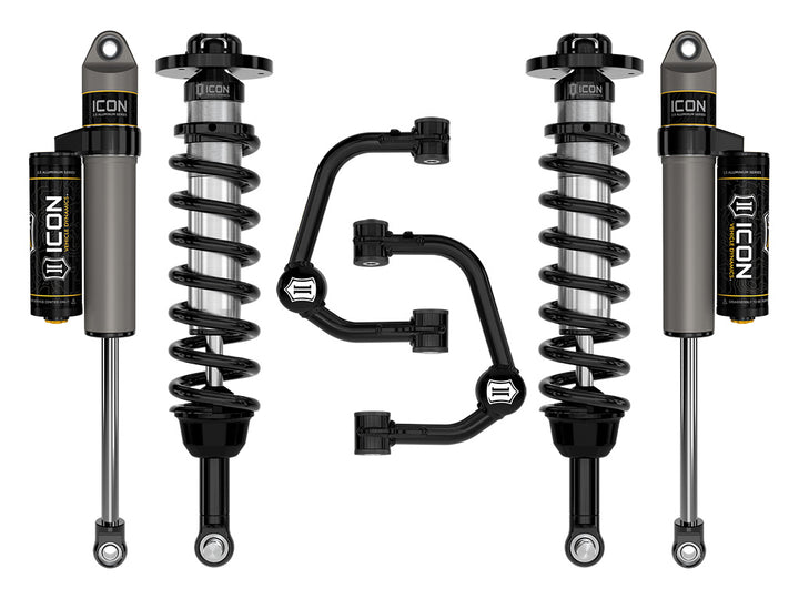 ICON 2021-2026 Ford F-150 4WD, 2.75-3.5" Lift, Stage 2 Suspension System, Tubular