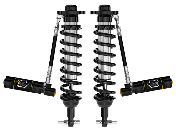 ICON Vehicle Dynamics 91818E Front Coilover Kit for 2021-2026 Ford F-150 2WD with 0-3 inch Lift, V.S. 2.5 Series Remote Reservoir with CDEV