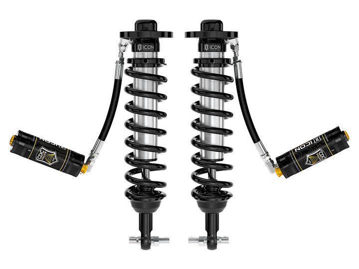 Icon 2021 2026 Ford F 150 4 Wd/Tremor, 3.5 4.5"/2.5 3" Lift, Front, V.S. 2.5 Series Coilovers, Remote Reservoir W/ C DC V, Pair