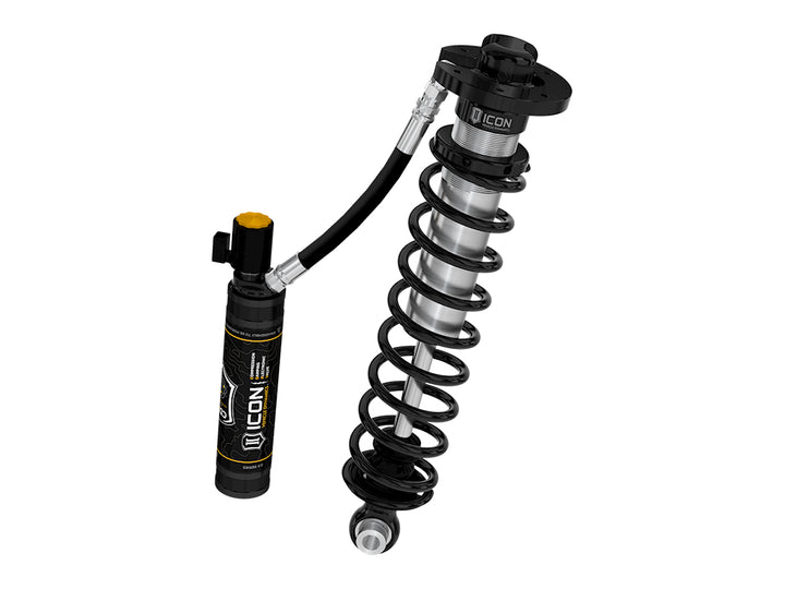 ICON Vehicle Dynamics 91836E Lowered Rear Coilover Kit for 2022-2023 Ford F-150 Lightning with 2.5-inch Remote Reservoir and CDEV Adjustment