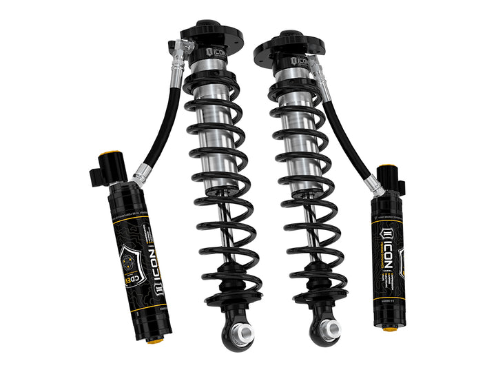 ICON Vehicle Dynamics 91836E Lowered Rear Coilover Kit for 2022-2023 Ford F-150 Lightning with 2.5-inch Remote Reservoir and CDEV Adjustment