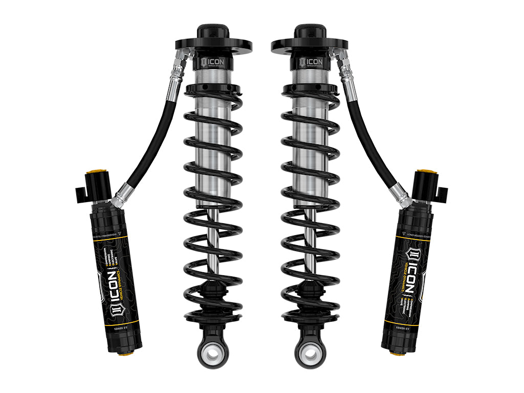 ICON Vehicle Dynamics 91836E Lowered Rear Coilover Kit for 2022-2023 Ford F-150 Lightning with 2.5-inch Remote Reservoir and CDEV Adjustment