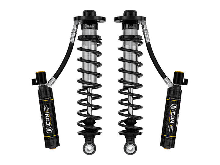 ICON Vehicle Dynamics 91836E Lowered Rear Coilover Kit for 2022-2023 Ford F-150 Lightning with 2.5-inch Remote Reservoir and CDEV Adjustment