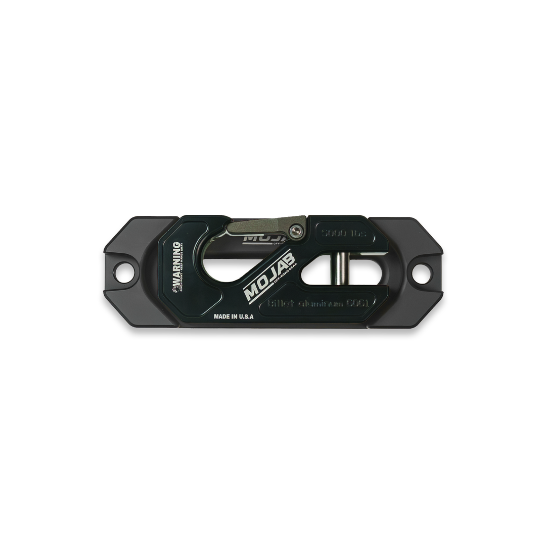 Side By Side / UTV Aluminum Recessed Winch Shackle with Fairlead Kit. (LIFE TIME WARRANTY*)