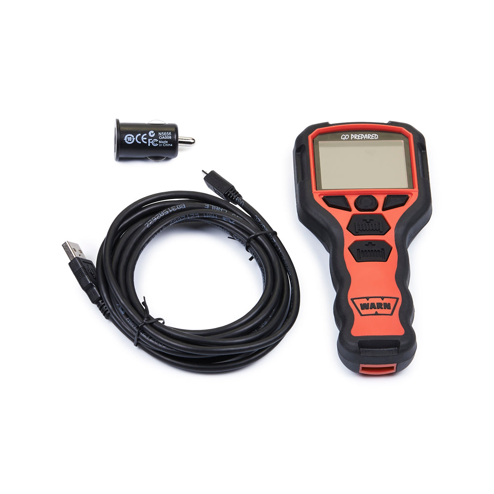 Warn Remote Control for ZEON Platinum Winch - Wireless Controller with USB Power, Part #93043