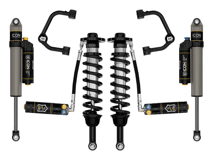 ICON 2021-2026 Ford F-150 Tremor, 2.5-3" Lift, Stage 4 Suspension System, Tubular, CDXS