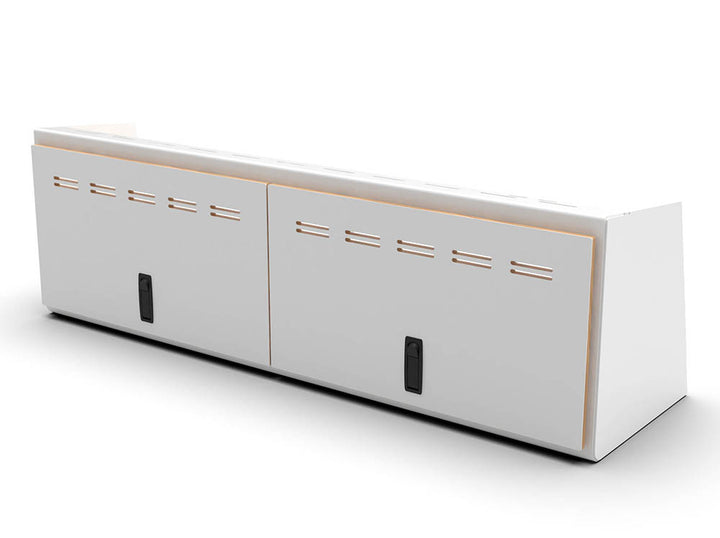 48" Upper Cabinet White - White Door