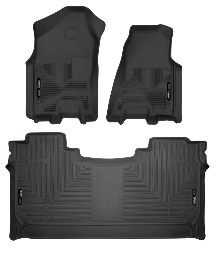 Husky Liners Weatherbeater Front & Second Row Floor Liners for Ram 1500 (2019-2024) - Model 94001