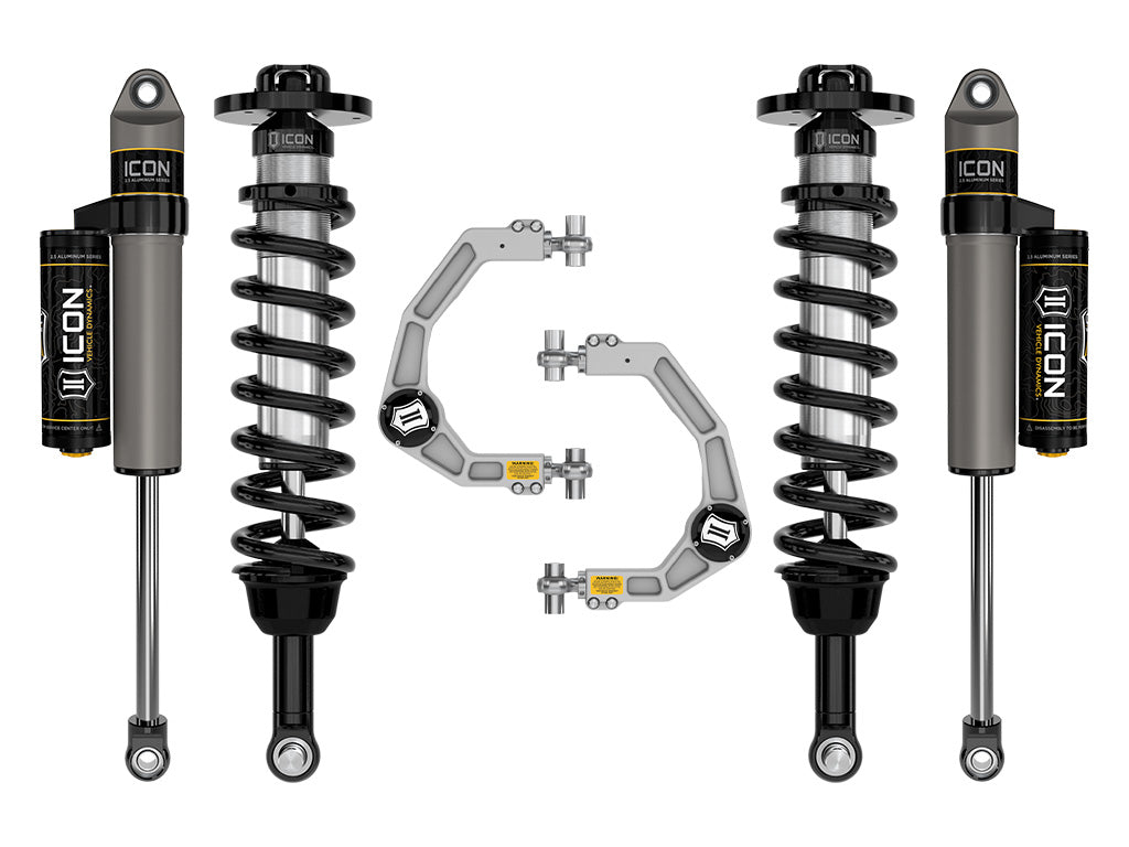 ICON 2021-2026 Ford F-150 Tremor, 2.5-3" Lift, Stage 2 Suspension System, Billet