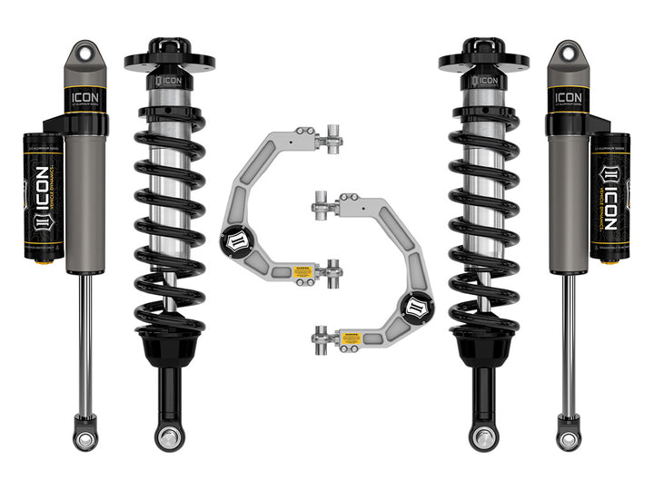 ICON 2021-2026 Ford F-150 Tremor, 2.5-3" Lift, Stage 2 Suspension System, Billet