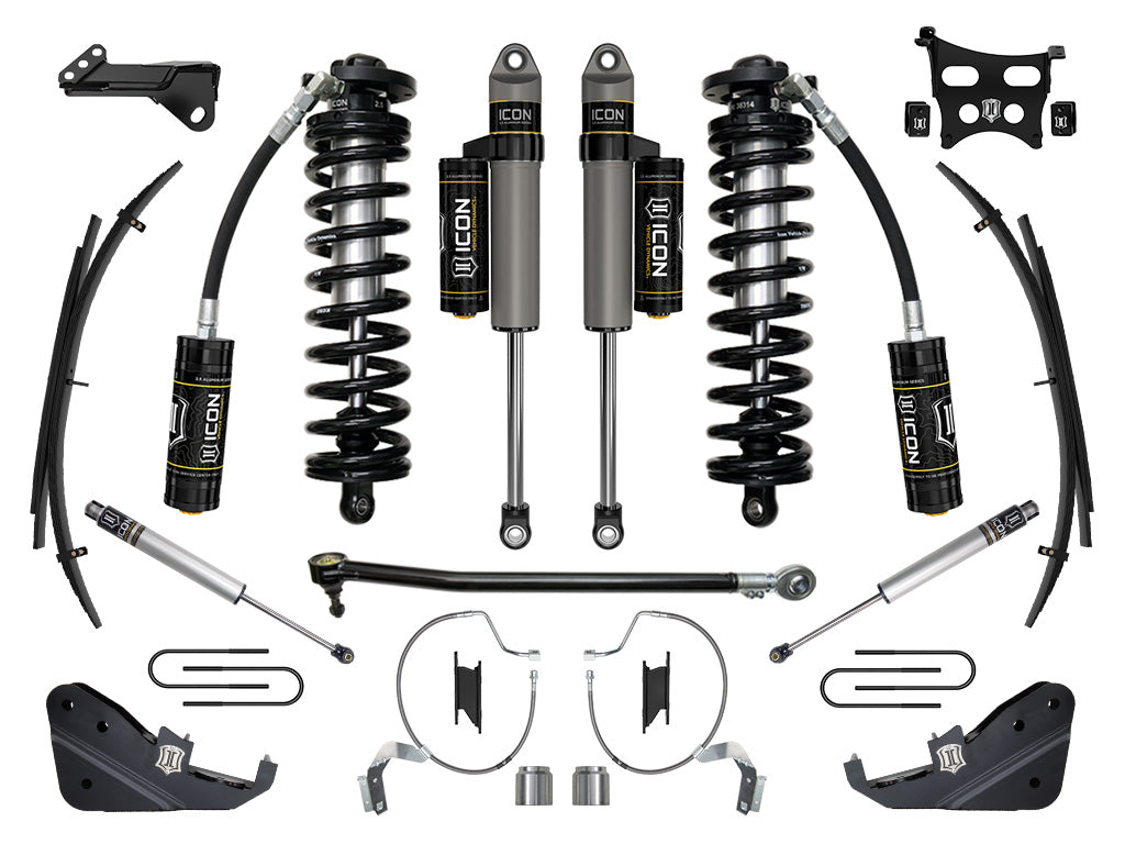 ICON 2023-2026 Ford F-250/F-350 Super Duty 4WD, 4-5.5" Lift, Stage 4 Coilover Conversion System w/ Expansion Packs