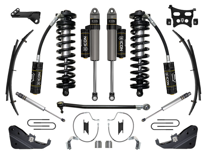 ICON 2023-2026 Ford F-250/F-350 Super Duty 4WD, 4-5.5" Lift, Stage 4 Coilover Conversion System w/ Expansion Packs