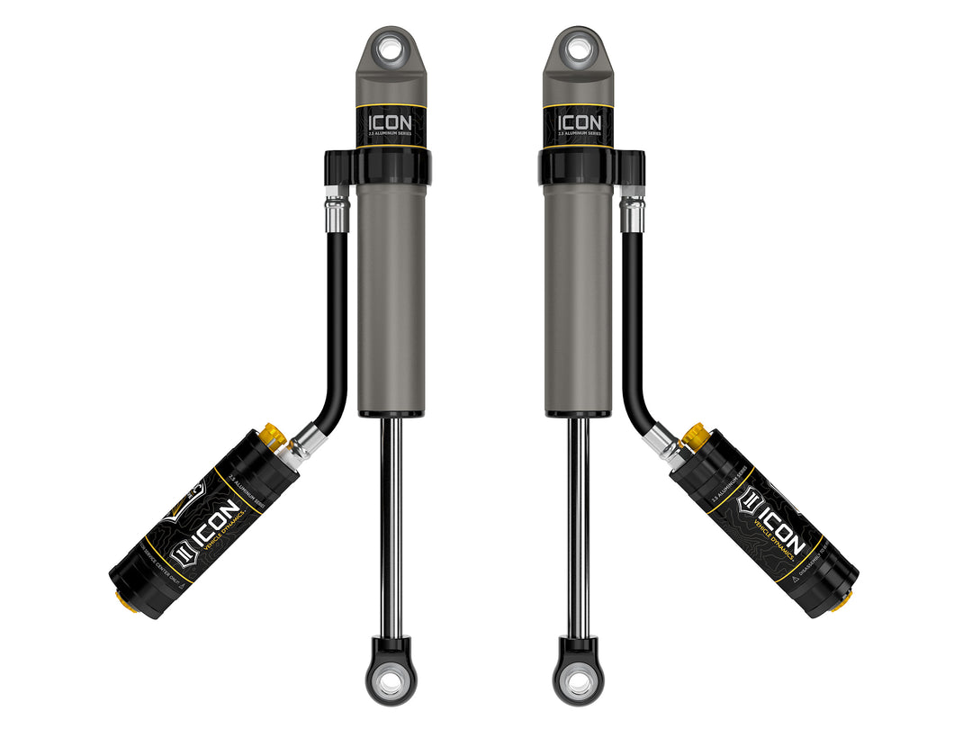 ICON 1997-2023 Nissan Patrol Y61, 2" Lift, Rear, V.S. 2.5 Aluminum Series Shock Absorbers, Remote Reservoir w/ CDCV, Pair