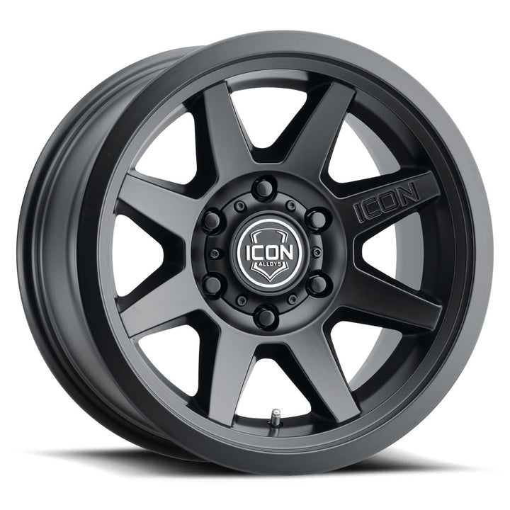 ICON Alloys Rebound SLX, Satin Black, 17 x 8.5 / 6 x 135, 6mm Offset, 5" BS