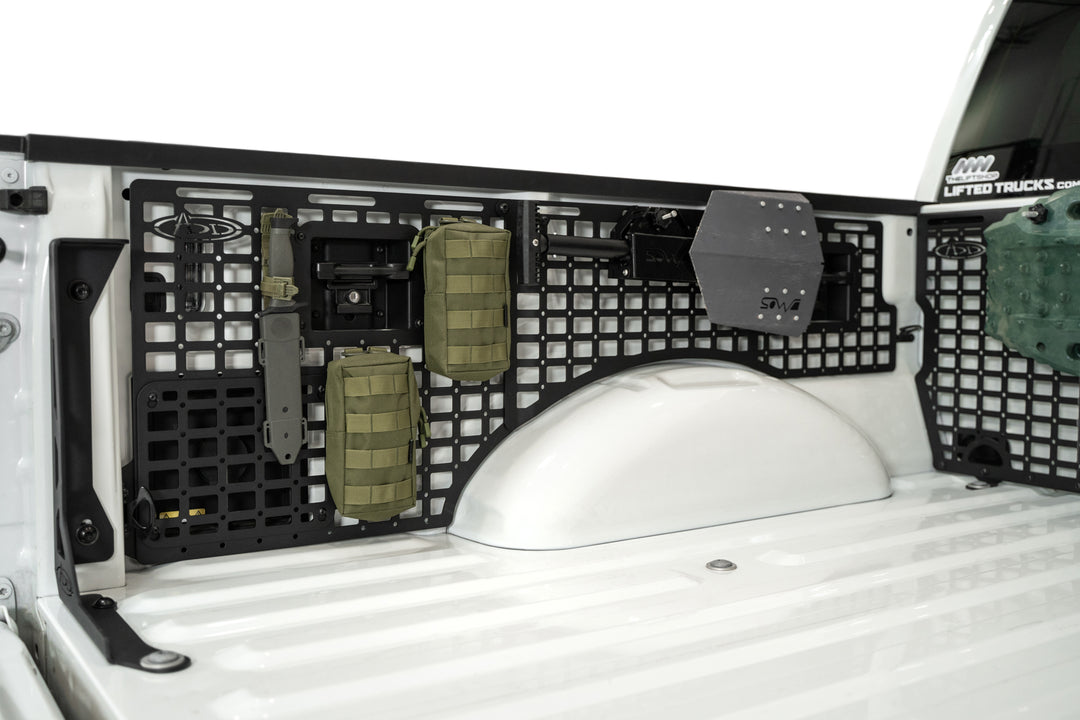 2021+ Ford F-150 & Raptor Bed Side Molle Panels - Driver Full Set