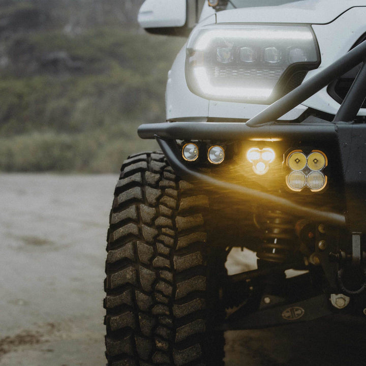 KC HiLiTES FLEX ERA 3 Dual Mode SAE Fog Lights 2-Light Master Kit for Toyota Tacoma, 4Runner, Tundra (Part #97155)