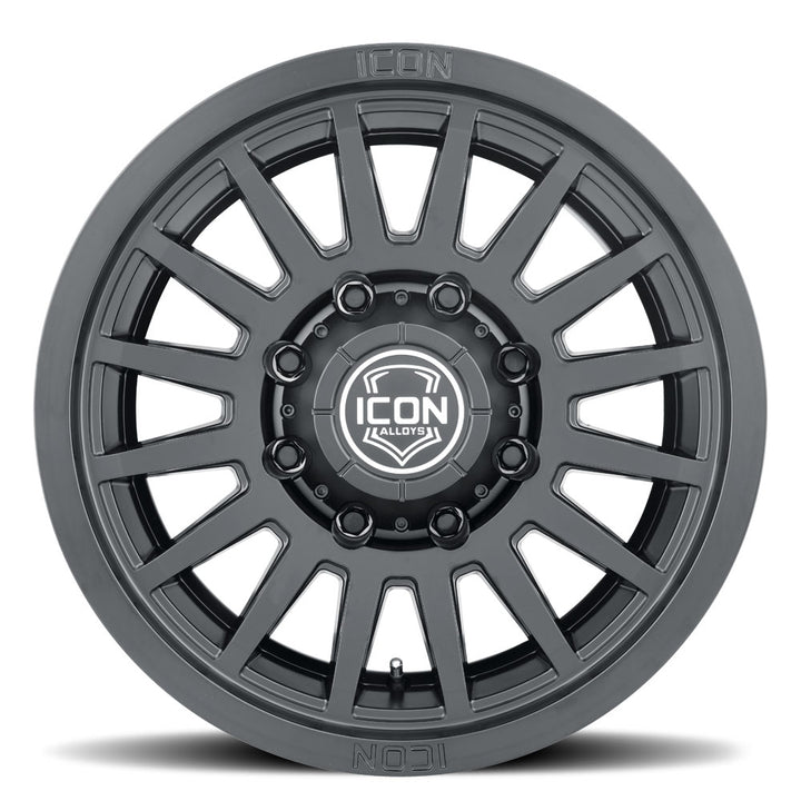 ICON Alloys Recon SLX, Satin Black, 18 x 9 / 8 x 6.5, 12mm Offset, 5.5" Backspace