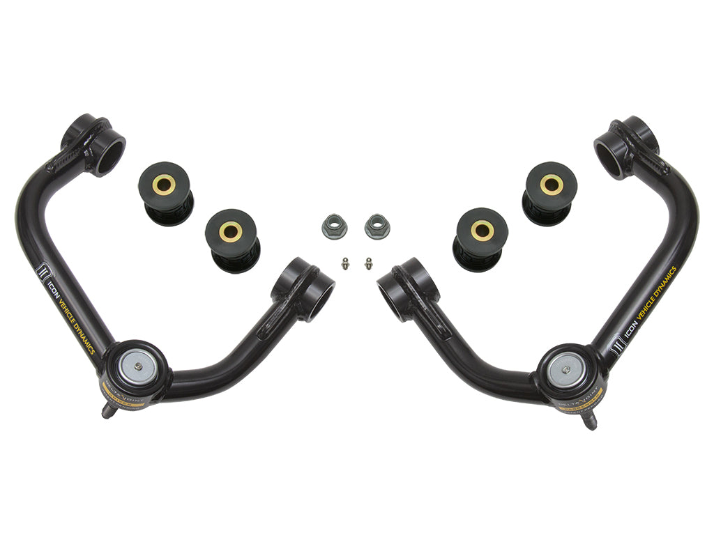 ICON Vehicle Dynamics 98500DJ 2004-2020 Ford F-150 Tubular Upper Control Arm Kit with Delta Joint
