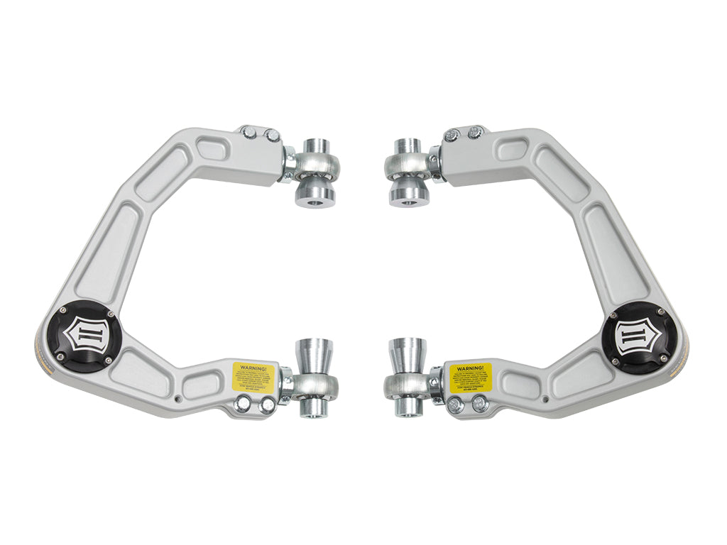 ICON Vehicle Dynamics 2019-2021 Ford Ranger Billet Upper Control Arm and Delta Joint Kit with Aluminum Knuckle