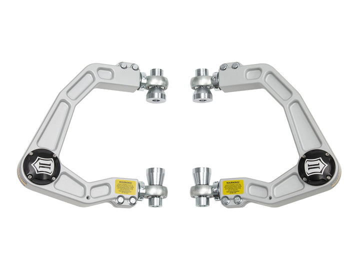 ICON Vehicle Dynamics 2019-2021 Ford Ranger Billet Upper Control Arm and Delta Joint Kit with Aluminum Knuckle