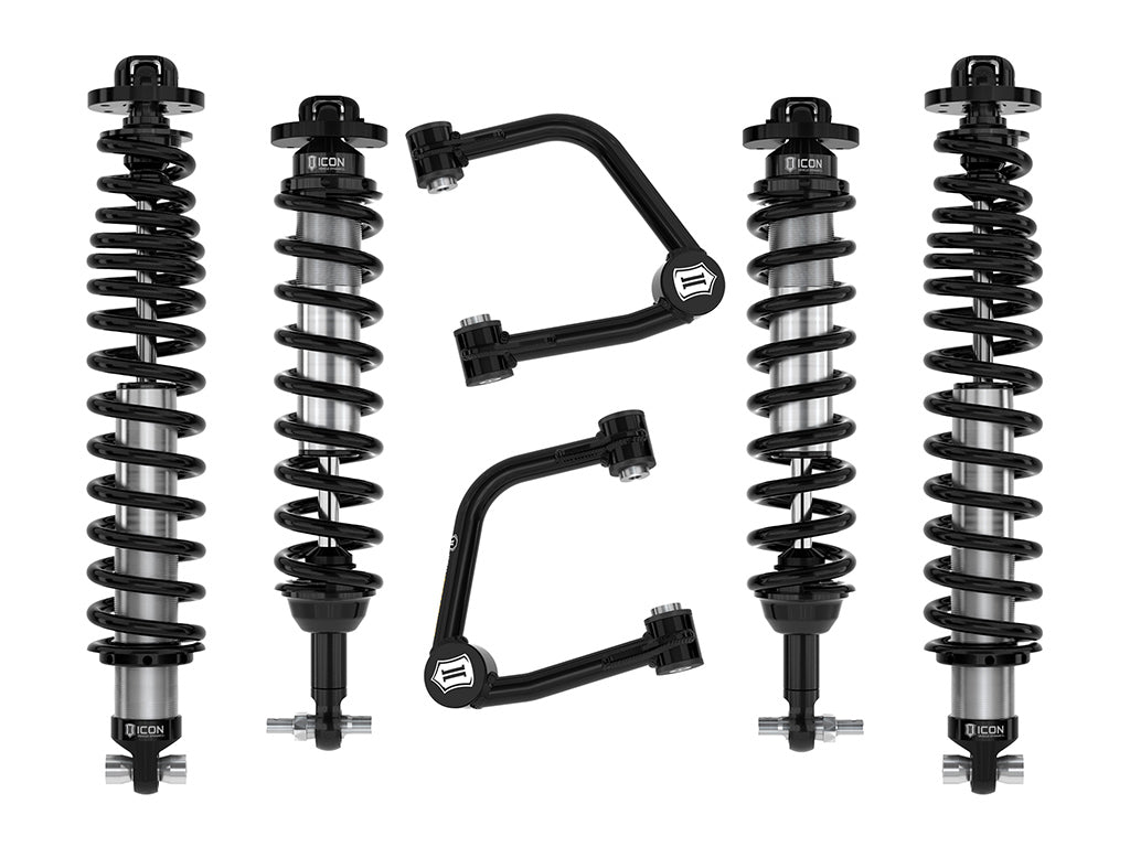 ICON 2021-2026 Ford Bronco, Sasquatch, 2-3" Lift, Stage 3 Suspension System, Tubular, Heavy Rate Rear Springs