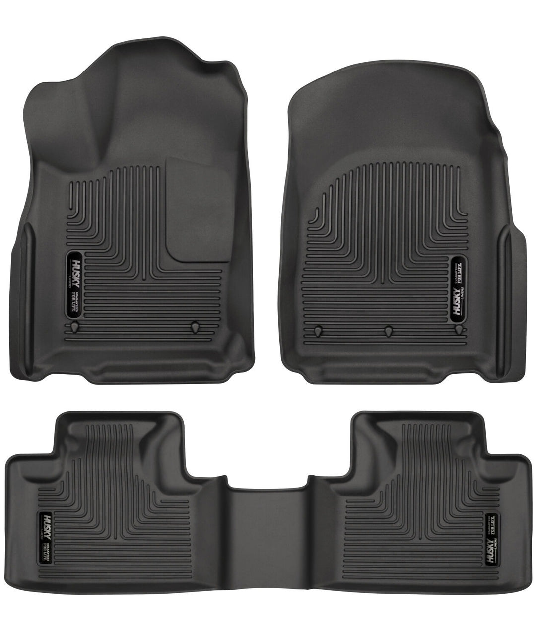 Husky Liners Weatherbeater Front & Second Seat Floor Liners 99151 for Dodge Durango and Jeep Grand Cherokee
