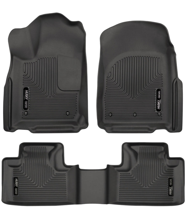 Husky Liners Weatherbeater Front & Second Seat Floor Liners for Dodge Durango and Jeep Grand Cherokee – Model 99051