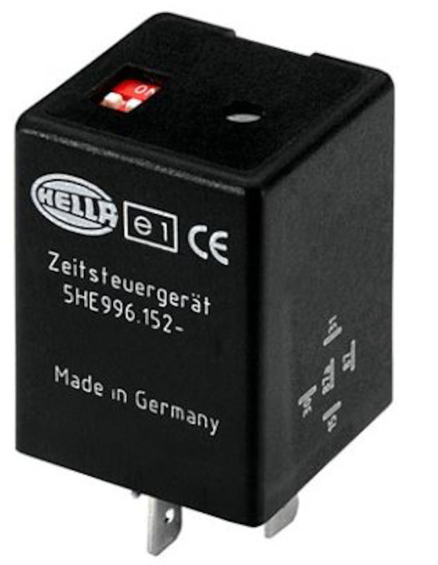 Hella Time Delay Relay Accessory 996152131 for Precise Vehicle Circuit Control