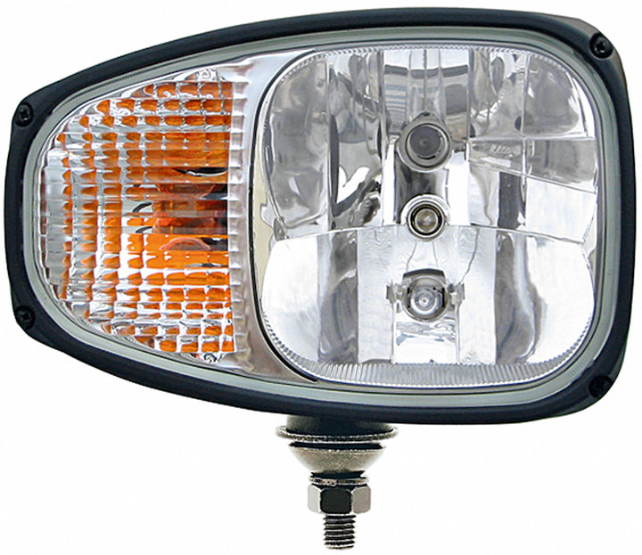 Hella Headlight 996174261 for Right Mounting with High Beam, IP6K9K Rated, DEUTSCH Plug, Halogen Bulb