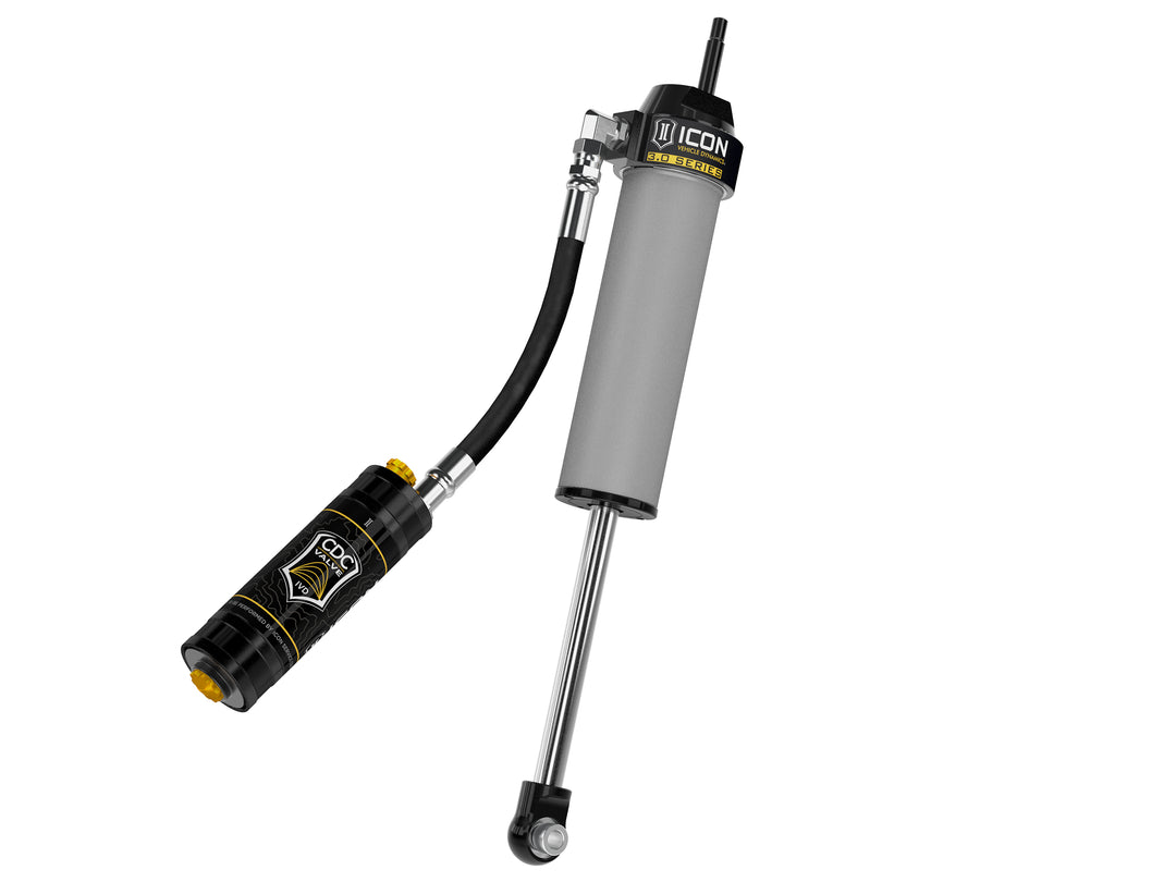 ICON 2005-2026 Ford Super Duty 4WD, 0-3” Lift, Front, V.S. 3.0 Series Shock Absorbers, Remote Reservoir w/ CDCV, Pair