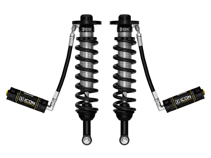 ICON 2021-2026 Ford F-150 2WD, 0-3" Lift, Front, V.S. 2.5 Series Coilovers, Extended Travel, Remote Reservoir, Pair