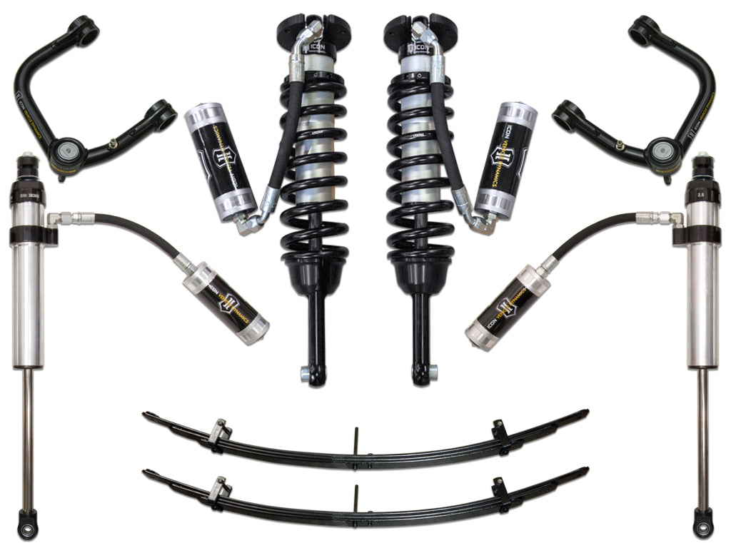 ICON 2005-2015 Toyota Tacoma 0-3.5" Lift/2016-2023 Tacoma 0-2.75" Lift, Stage 5 Suspension System, Tubular