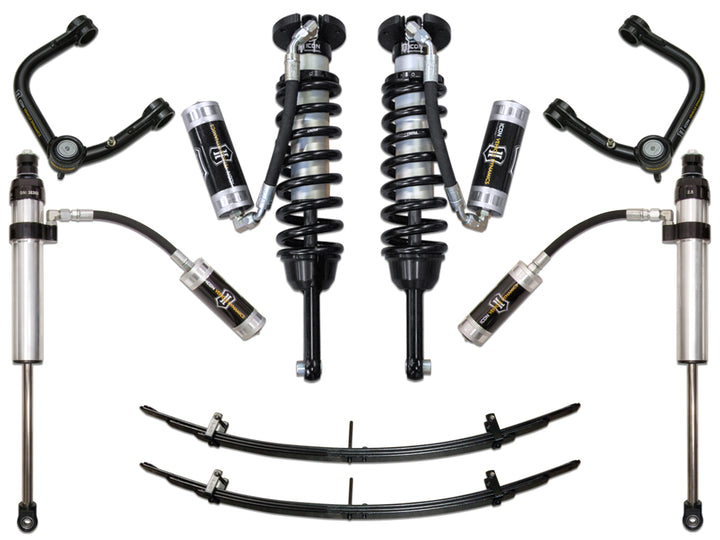 ICON 2005-2015 Toyota Tacoma 0-3.5" Lift/2016-2023 Tacoma 0-2.75" Lift, Stage 5 Suspension System, Tubular