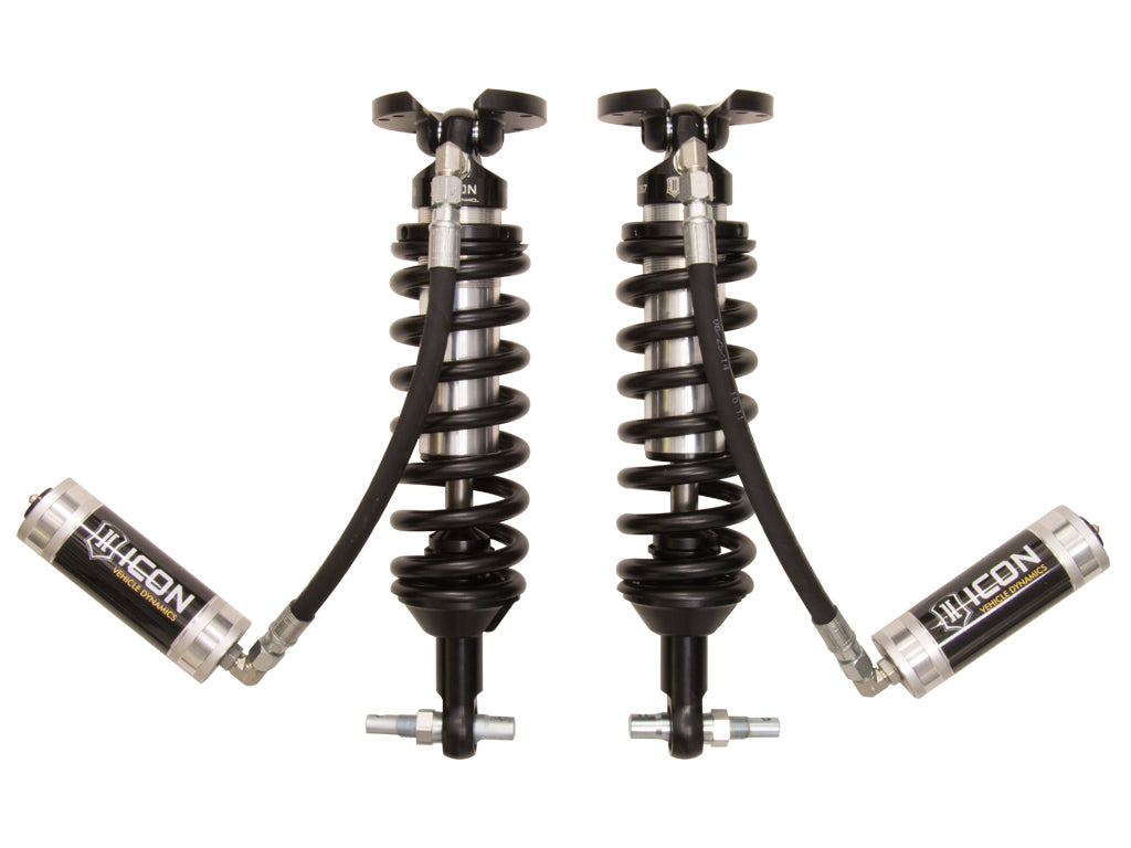 ICON 2007-2018 GM 1500, 1-2.5” Lift, Front, V.S. 2.5 Series Coilover Kit, Remote Reservoir