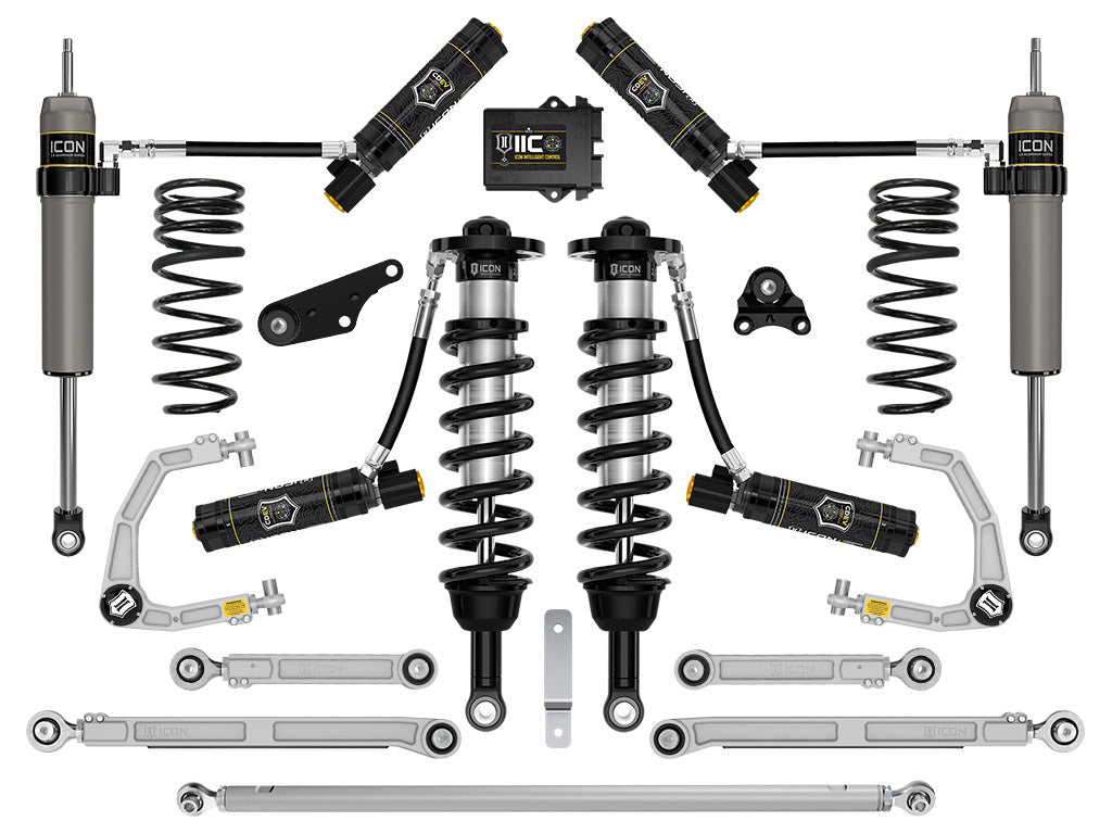 ICON 2024-2026 Toyota Land Cruiser 250 Series, 1.25-3" Lift, Stage 12 Suspension System, Billet