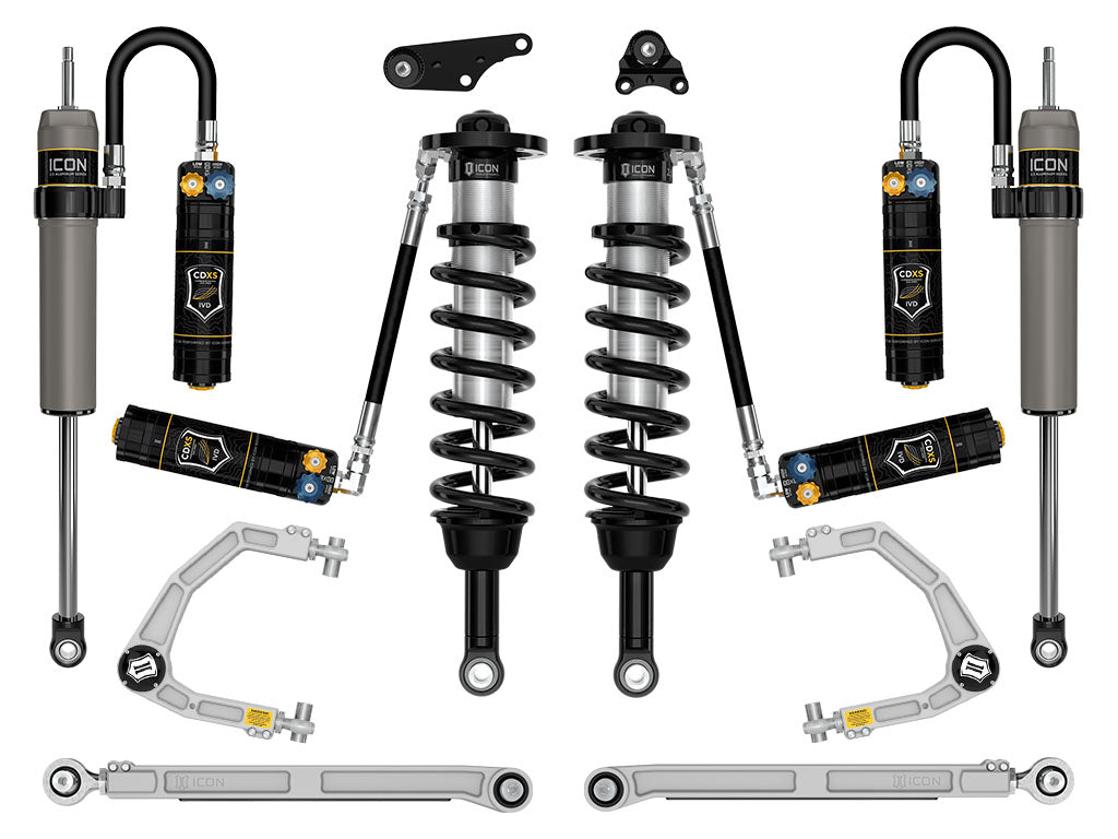 ICON 2024-2026 Toyota Tacoma 1.25-3" Lift, Stage 9 Suspension System, Billet