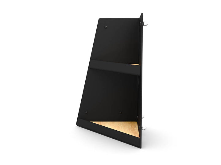Right Hand Shallow Angled Shelf - Black