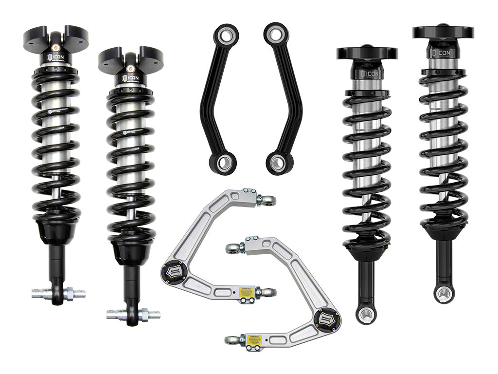 ICON 2021-2026 Chevrolet Tahoe & Suburban/2021-2026 GMC Yukon & Yukon XL, 2.5-3.25" Lift, Stage 2 Suspension System, Billet
