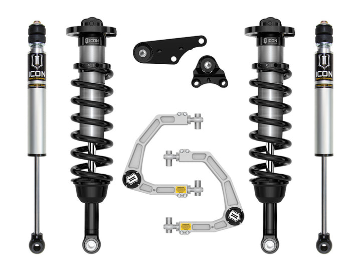 ICON 2024-2026 Toyota Tacoma 1.25-3" Lift, Stage 2 Suspension System, Billet